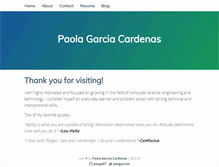 Tablet Screenshot of paolagarcia.com